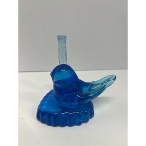 BIRD OF HAPPINESS SIGNED LEO WARD 2004 WITH BUD VASE SEAL